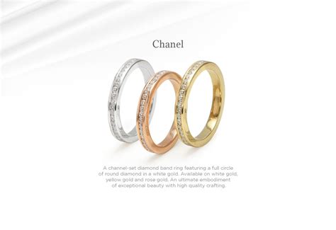 chanel bands|Chanel wedding band.